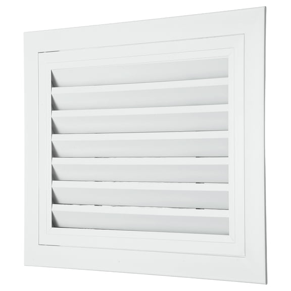 Uxcell 12" x 16" Aluminum Gable Vent, 1Pcs Return Grille Gable Louver Air Vent with Screen Mesh Filter Removable Door for Sidewall Wall Ceiling Floor Attic Shed HVAC System, White