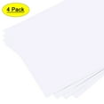 thumbnail image 1 of Uxcell 12"x12" White Vinyl Sheets Permanent Adhesive for Craft, Decorate Sticker 4 Pack, 1 of 5