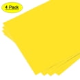 thumbnail image 1 of Uxcell 12"x12" Yellow Vinyl Sheets Permanent Adhesive for Craft, Decorate Sticker 4 Pack, 1 of 5