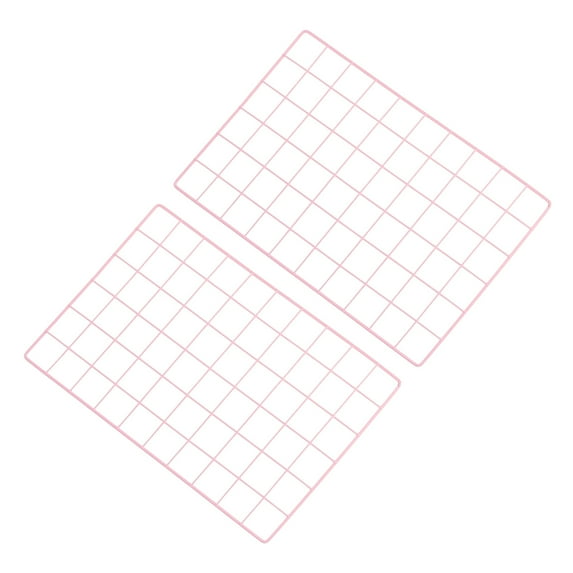 Uxcell 12"x20" Wire Grid Panel, 2 Pack Board for Photo Display and Home Office Wedding Decor, Pink