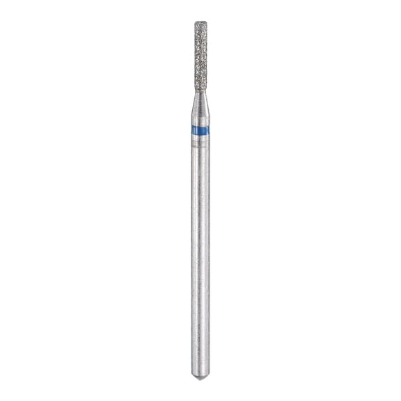 Uxcell 120-140 Grits Diamond Grinding Burrs Bit 1.6mm Cylinder Head 2.35mm Shank 8mm Length Stone Sanding Drill Bits Rotary Tool