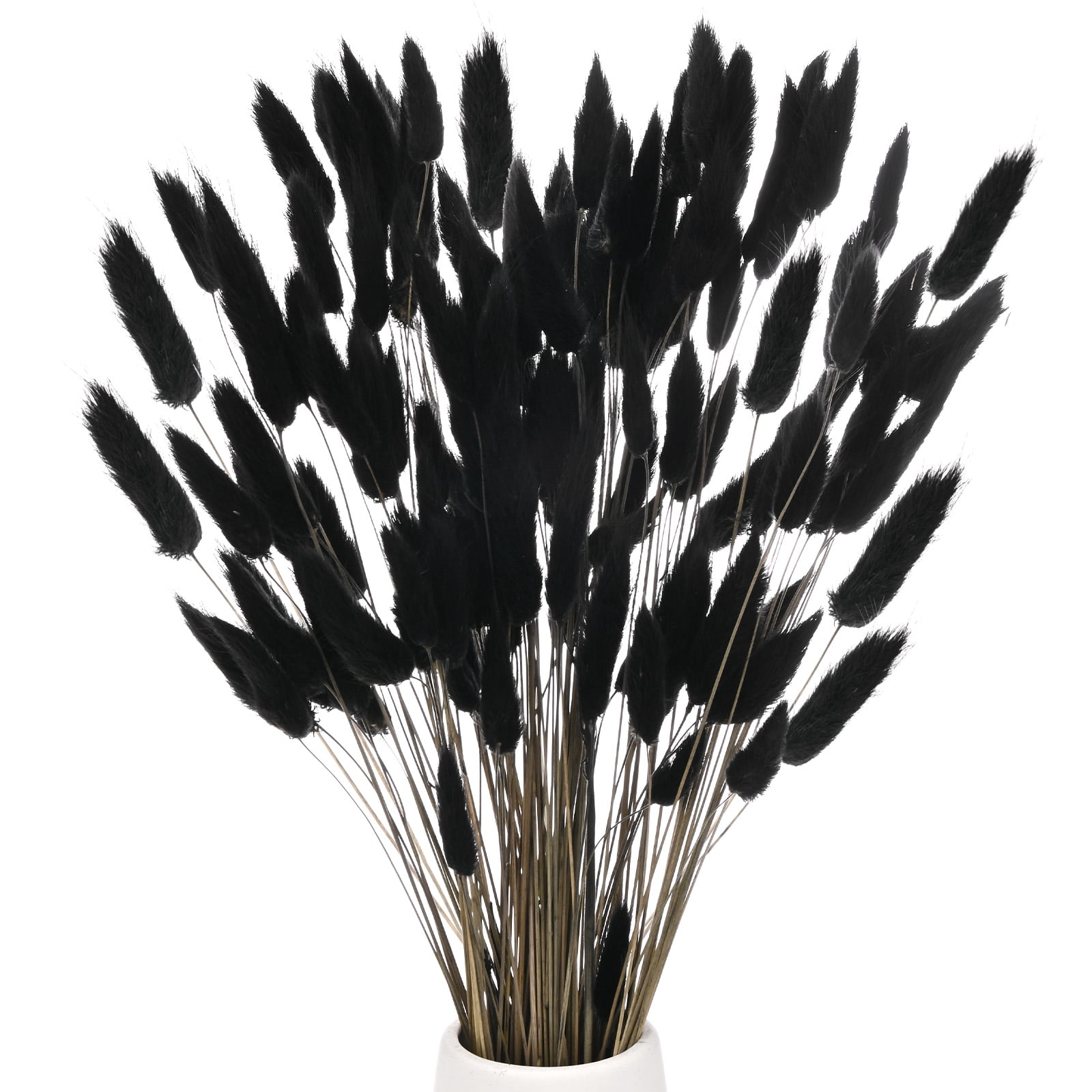 Uxcell 120-Pack Bunny Tails Grass 17 Inch Fluffy Rabbit Tail Grass ...