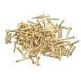 thumbnail image 1 of Uxcell 120 Pack Small Tiny Nails 1.2x10mm(DxL) Tiny Brass Nails Hardware Nails Small Nail, Brass Tone, 1 of 4