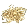 thumbnail image 1 of Uxcell 120 Pack Small Tiny Nails 1.2x8mm(DxL) Tiny Brass Nails Hardware Nails Small Nail, Brass Tone, 1 of 4