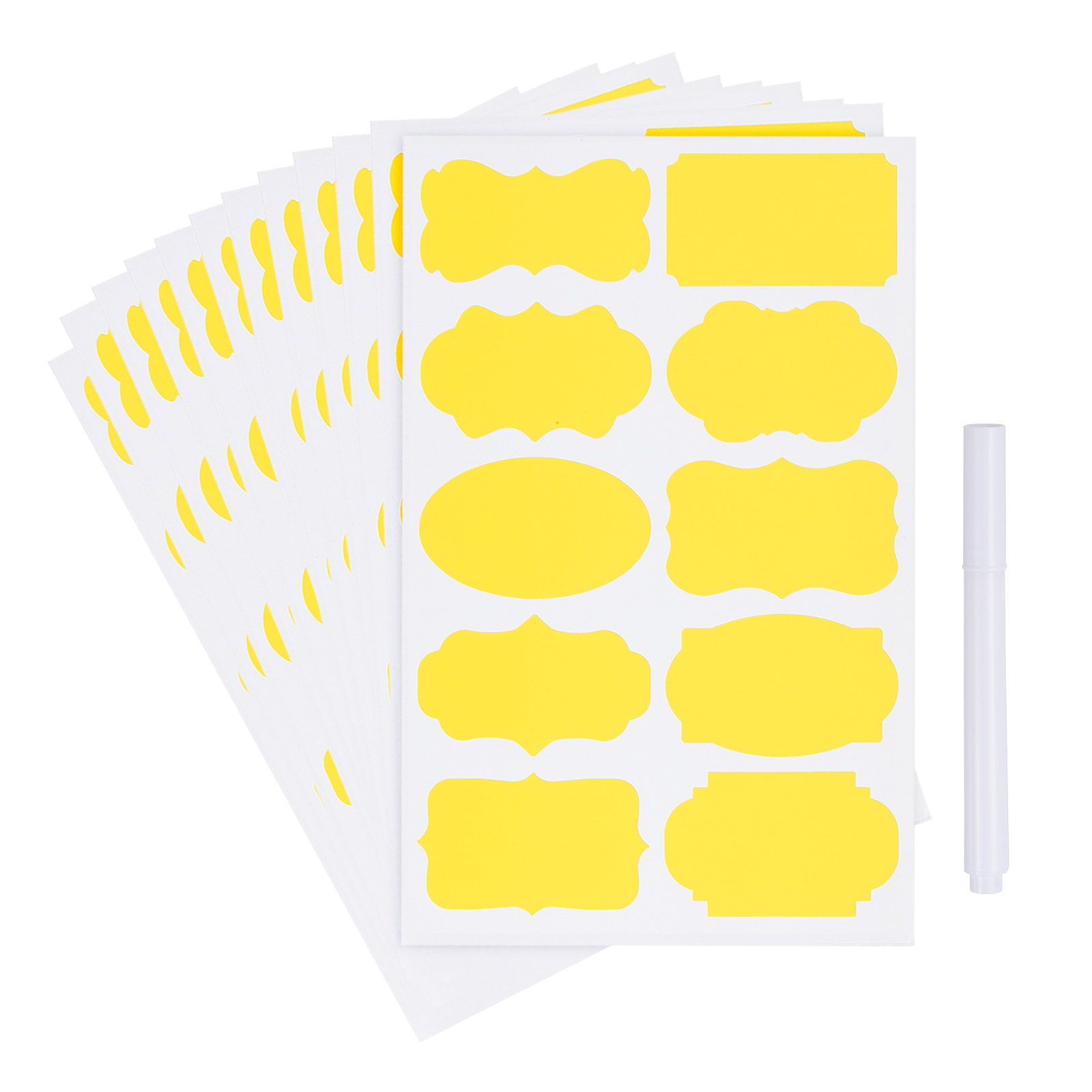 Sticker Label For Containers Uxcell 120 Pcs Chalkboard Labels for Jars, 2