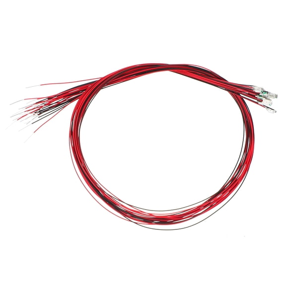 Uxcell 1206 Pre-Wired Micro LED, 25 Pcs 1.8-2.2V Emitting Diodes, Yellow