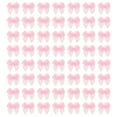 thumbnail image 1 of Uxcell 120Pcs Mini Ribbon Bow 1" Mini Fabric Satin Ribbon Flower Bows Craft DIY Sewing Wedding Birthday Party Pink, 1 of 5