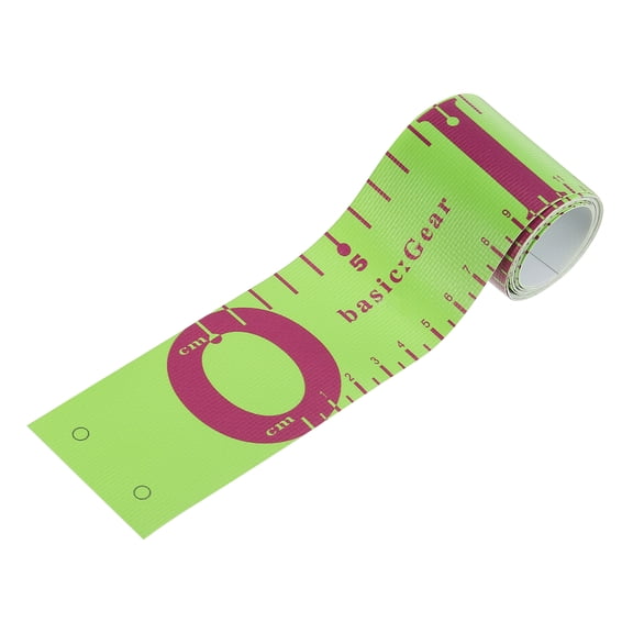 Uxcell 120cm Waterproof Fish Ruler Measuring Tape for Fishing Boat, Green