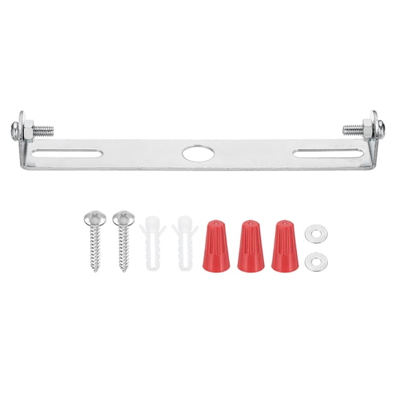 Uxcell 120mm (4.7") Universal Light Fixture Mounting Bracket Kit, 1 Set Light Crossbar Ceiling Light Plate with Screw for Wall Light Ceiling Light Pendant Chandelier