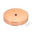 thumbnail image 1 of Uxcell 120mm 4.7inch Light Canopy Kit Wall Sconce Lamp Plate Fixture Rose Gold, 1 of 5