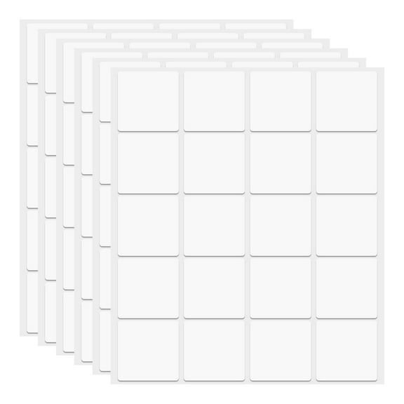 Uxcell 120pack Double Sided Sticky Tape Dots, Two Sided Dots, Square Clear Mounting Adhesive Dot, 25 x 25 x 0.5 mm