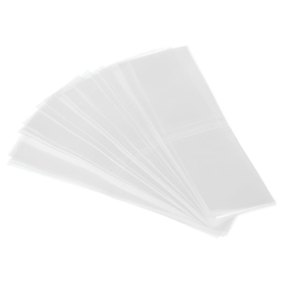 Uxcell 122x35mm 2.95 to 2.99 In Dia Perforated Heat Shrink Wrap Bands Clear 400 Pack