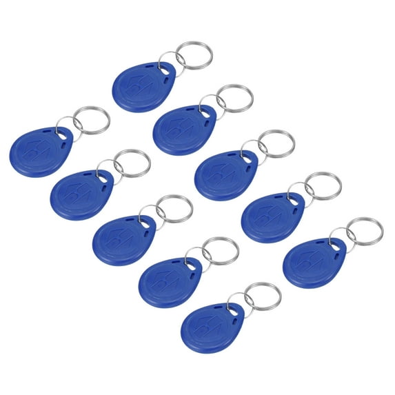 Uxcell 125KHz  ID Card Fobs Proximity Rewritable Token Tag Blue 12 Pack