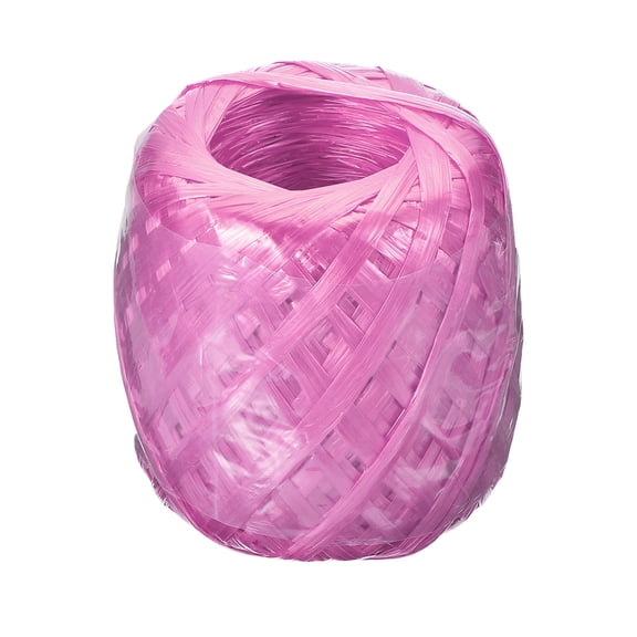 Uxcell 125m/410Ft Polyester Nylon Plastic Rope Twine Household Bundles Ropes Roll for Gardening Packing Crafting DIY Pink