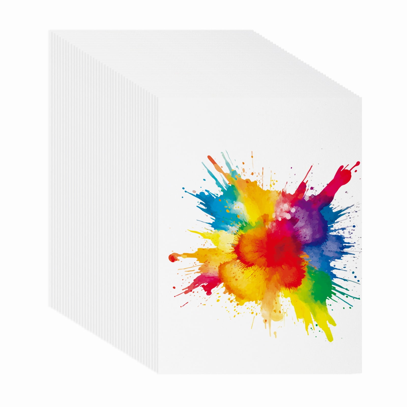 Uxcell 128 Sheets Cotton Watercolor Paper 140lb/300 GSM Paint Paper 11x15 Inch