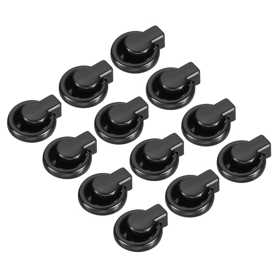 Uxcell 12Pack 7.7mm Ball Stud Rivet Screw Ball Post Head Buttons for DIY Leather, Black