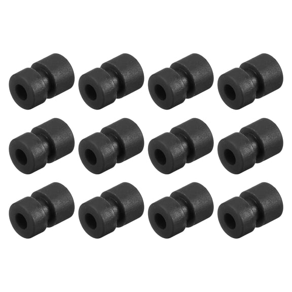 Uxcell 12Pack RC Anti Vibration Rubber Balls for F4 F7 Flight Controller M2x6.6mm Black