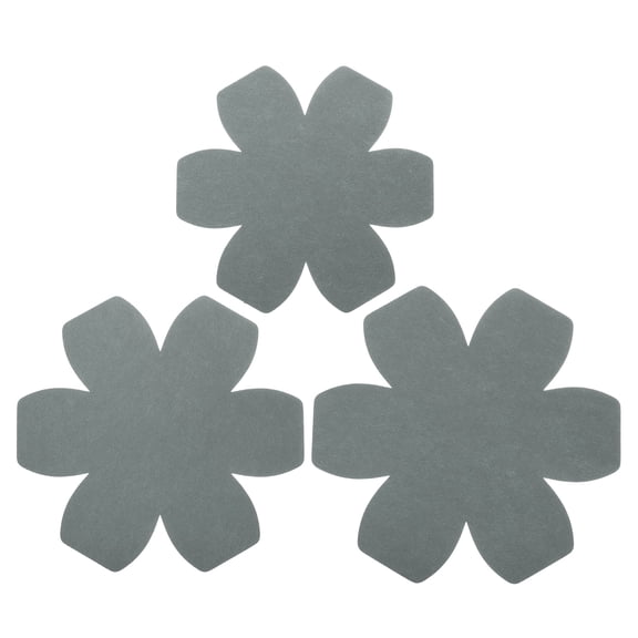 Uxcell 12Pcs 3 Size Pot and Pan Protectors, Anti-Slip Cookware Protector, Gray-Thin