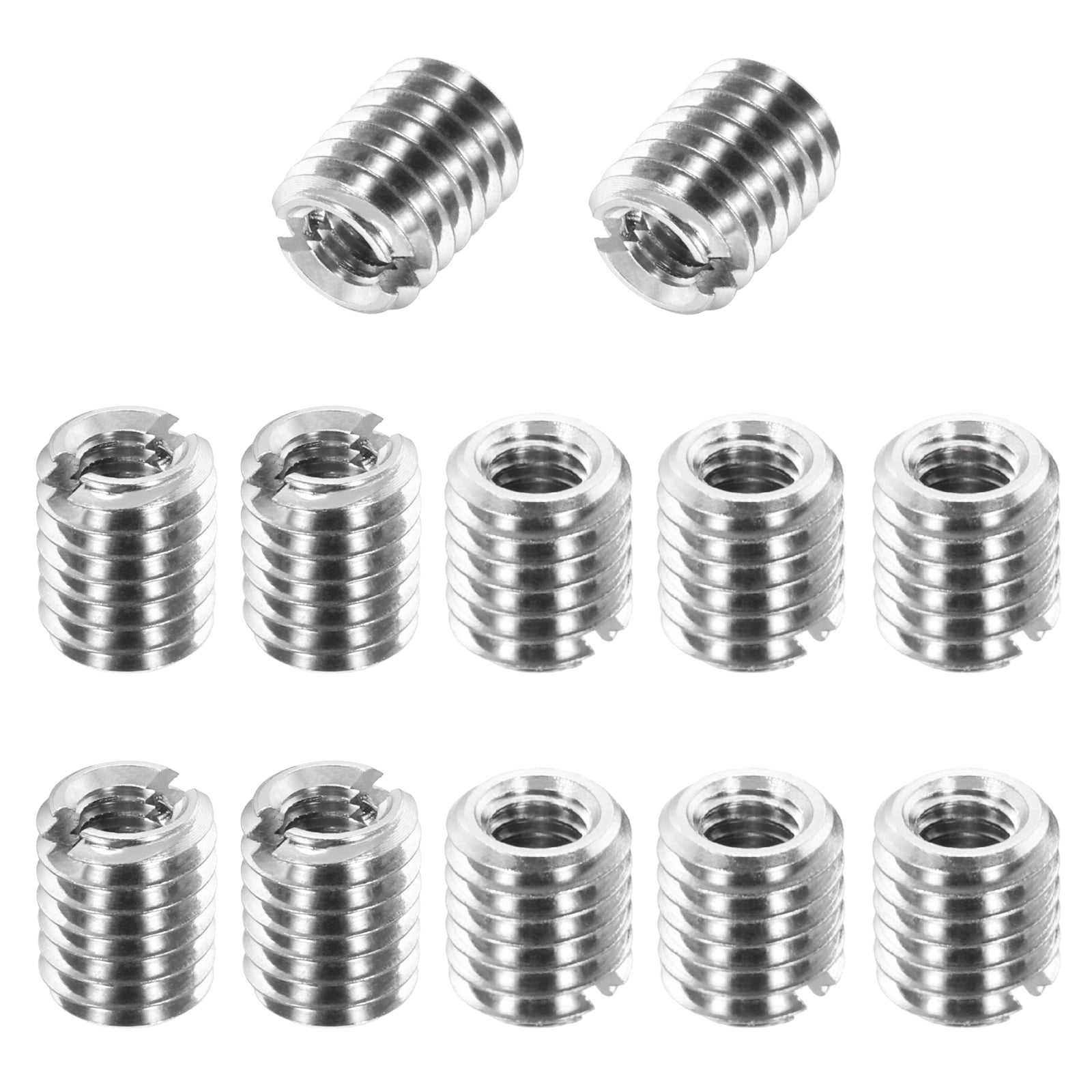 Uxcell 12Pcs 316 Stainless Steel Thread Reducing Nuts, M5x0.8 Male to ...