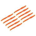 thumbnail image 1 of Uxcell 12Pcs 8040 RC Propellers Blade Prop 2 Vane 20.3cm Dia Plastic for RC Quadcopter, Orange with 9 Plastic Washers, 1 of 6