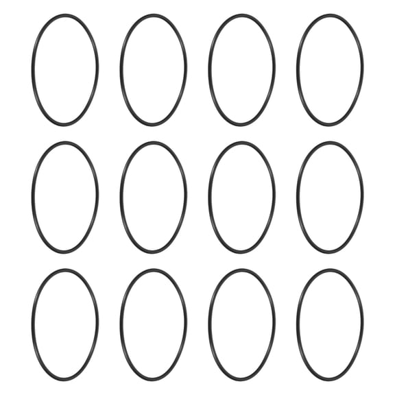 Uxcell 12Pcs A-032 Nitrile Rubber O-Rings, 1-7/8" ID 2" OD 1/16" Width Round Seal Rings Gasket for Lighter Repair Flashlight Lens Faucet Seal Repair Air Gas Machine Plumbing Compressor