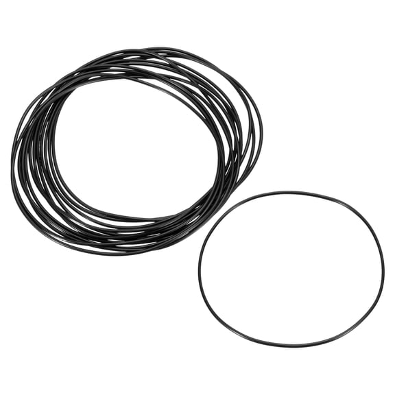 Uxcell 12Pcs AS-045 O-Rings, Nitrile Rubber O-Rings 4" ID 4-1/8" OD 1/16" Width for Faucet Plumbing Machine Sealing Automotive Repair, Tail Cap Assembly, 70 Durometer, Black