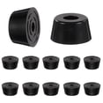 thumbnail image 1 of Uxcell 12Pcs Anti Vibration Rubber Feet 1.3"L x 0.9"W x 0.6"H 0.2"Dia Isolator Rubber Bumper Air Compressor Foot Pads for Generators Pressure Washers, Black, 1 of 6