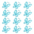 thumbnail image 1 of Uxcell 12Pcs Butterflies for Crafts 2.2" Organza Butterflies for DIY Craft Home Decor Light Blue, 1 of 6