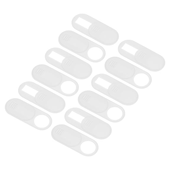Uxcell 12Pcs Computer Camera Cover Slide, (0.039" Thickness, White), Ultra-Thin Laptop Camera Blocker Protecting Privacy and Security for Various Tablet/Desktop/Smartphone/PC Accessories