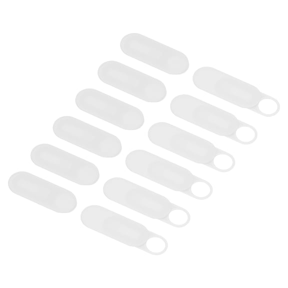 Uxcell 12Pcs Computer Camera Cover Slide, (0.039" Thickness, White), Ultra-Thin Laptop Camera Blocker Protecting Privacy and Security for Various Tablet/Desktop/Smartphone/PC Accessory
