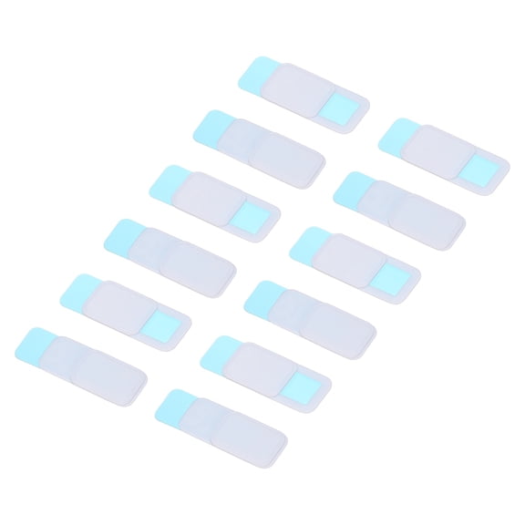 Uxcell 12Pcs Computer Camera Cover Slide, (0.039" Thickness, White), Ultra-Thin Laptop Camera Blocker Protecting Privacy Security for Various Tablet/Desktop/Smartphone/PC Accessory