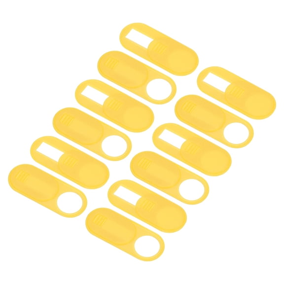 Uxcell 12Pcs Computer Camera Cover Slide, (0.039" Thickness, Yellow), Ultra-Thin Laptop Camera Blocker Protecting Privacy and Security for Various Tablet/Desktop/Smartphone/PC Accessories