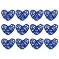 thumbnail image 1 of Uxcell 12Pcs Heart Shaped Rattan Ball Vase Filler Natural Rattan for Wedding Home Decoration Dark Blue 2.36 in, 1 of 5