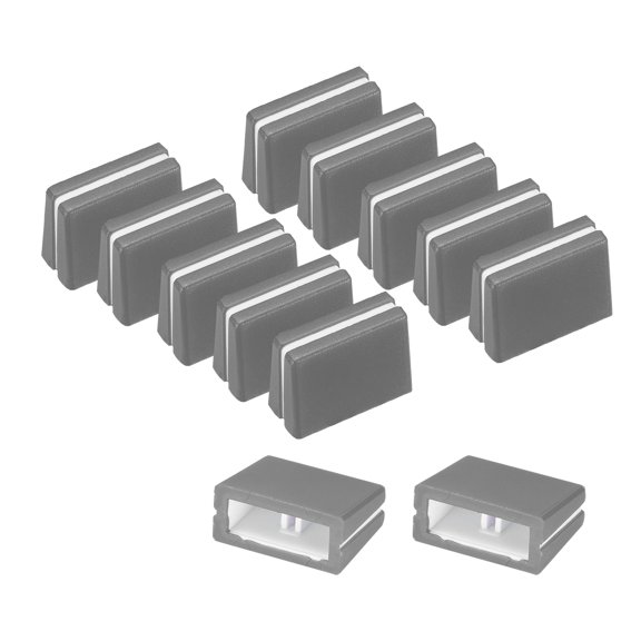 Uxcell 12Pcs Mixer Slider Fader Caps Universal Fader Knobs Gray Plastic Slide Potentiometer Replacement Slider Knob for Universal DJ Controller Mixer Console DJM DDJ XDJ Denon