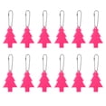 thumbnail image 1 of Uxcell 12Pcs Reflective Pendant Reflector Key Ring Safety Reflector Christmas Tree Shape Pink, 1 of 7