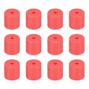 Uxcell 12Pcs Silicone Bed Mounts 3D Printer Heat Bed Silicone Leveling Column Silicone Buffer 16mm for 3D Red