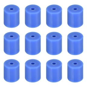 Uxcell 12Pcs Silicone Bed Mounts 3D Printer Heat Bed Silicone Leveling Column Silicone Buffer 18mm for 3D Blue