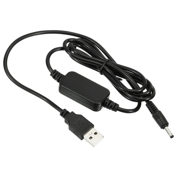 Uxcell 12W 1A USB Step Up Voltage Converter 5V to DC 12V Jack 3.5x1.35mm Power Cable