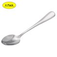 thumbnail image 1 of Uxcell 12cm Length Stainless Steel Coffee Tea Spoon Silver Tone 4 Pack, 1 of 7