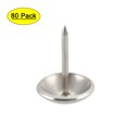 thumbnail image 1 of Uxcell 12mm/0.47" Head Dia Thumb Push Pins Upholstery Nails Tacks 80 Pack, 1 of 5