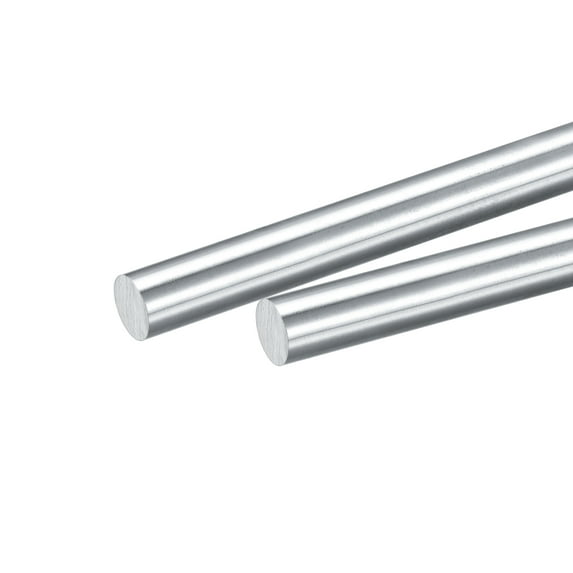 Uxcell 12mm Diameter 150mm Length Carbon Steel Rod Hard Shaft Solid Round Rod 2pack
