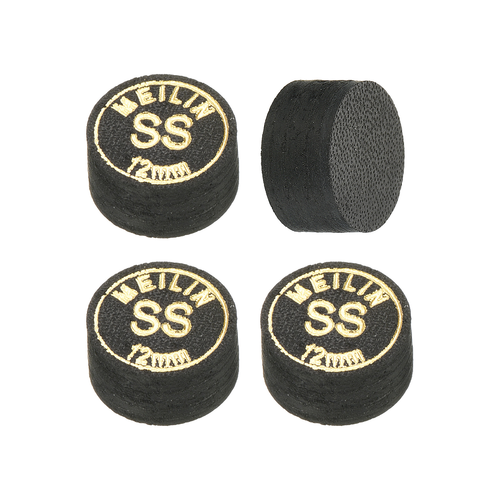 Uxcell 12mm Glue on Laminated Super Soft Pool Billiard Stick Cue Tips