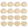 thumbnail image 1 of Uxcell 12mm Half Wood Beads, 300 Pack Unfinished Natural Wooden Beads Round Split Wood Balls for Craft, 1 of 5