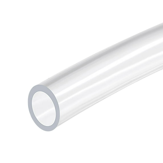 Uxcell 12mm ID 16mm(5/8-inch) OD 8ft Clear Vinyl Tubing Plastic Pipe Air Water Hose