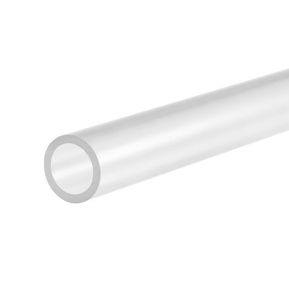 Uxcell Rigid Round Pipe High Transparency for Water Pipe,Crafts,Display Racks 12mmx16mm