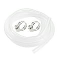 thumbnail image 1 of Uxcell 12mm ID 16mm OD 10ft Silicone Tubing Silicone Rubber Tube Air Hose Water Pipe Clear with Clamps, 1 of 5