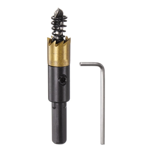 Uxcell 12mm M35 HSS (High Speed Steel) Hole Saw Drill Bit Cutter for Stainless Steel Alloy Metal