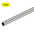 thumbnail image 1 of Uxcell 12mm OD 1mm Wall Thickness 250mm Length 304 Stainless Steel Tube 2 Pack, 1 of 6