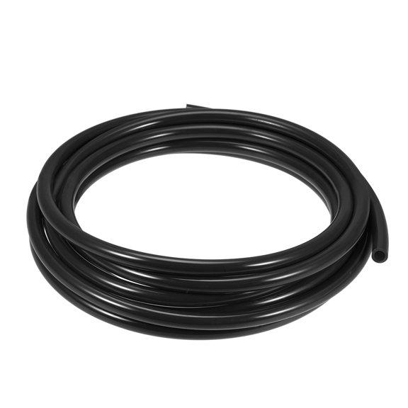 Uxcell 12mm OD 8mm ID 5m Long Black PU Air Tubing Pipe for Air Line Fluid Transfer