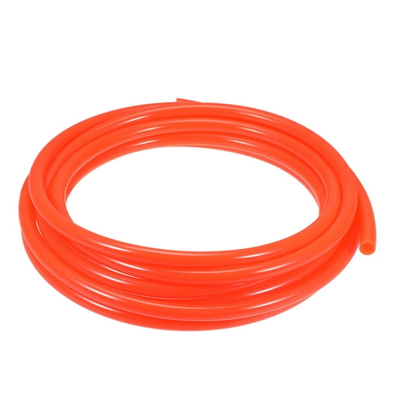 Uxcell 12mm OD 8mm ID 5m Long Orange PU Air Tubing Pipe for Air Line Fluid Transfer